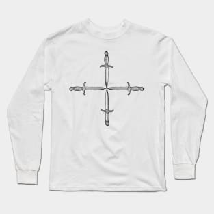 four daggers 4 friends dnd inspo mech by @solistrevinho Long Sleeve T-Shirt